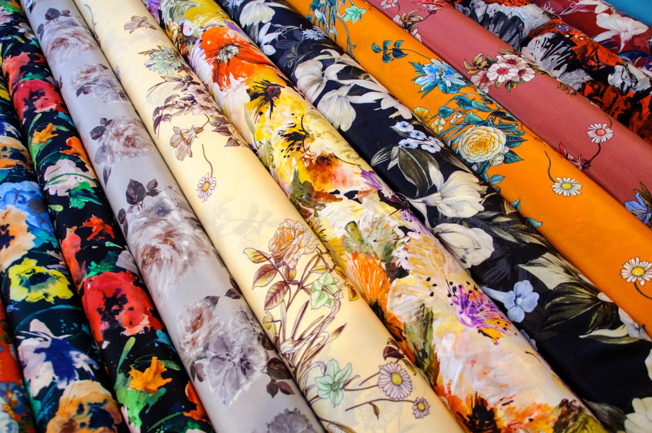 Ткань натуральный шелк для шитья одежды платья юбки пижамы